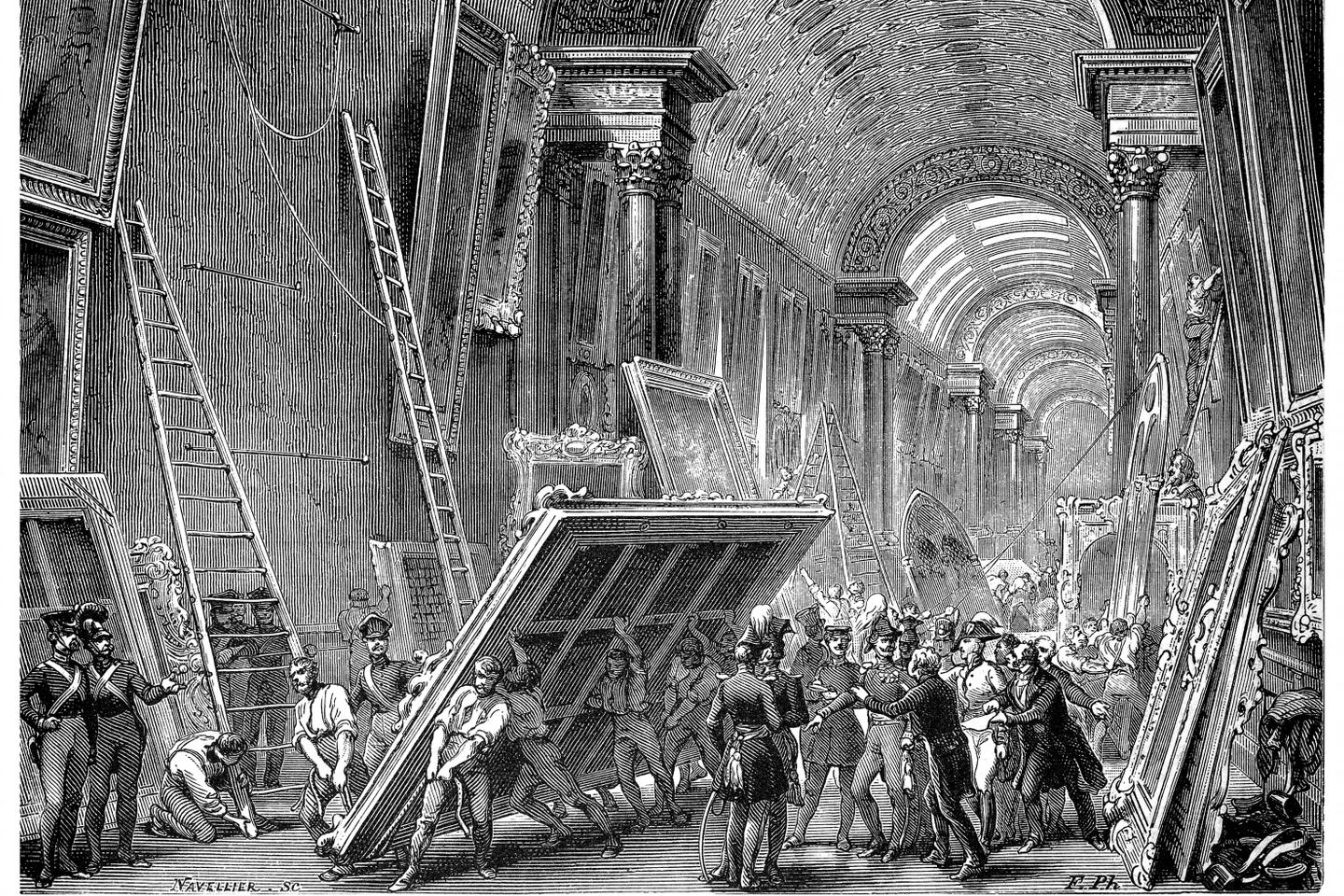 An intense debate over the fate of looted artworks displayed in Paris