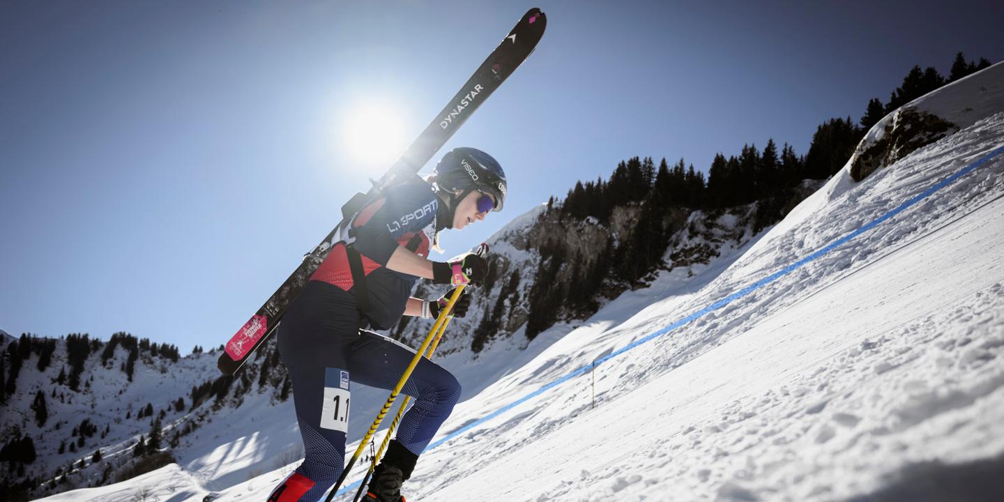 Emily Harrop, la reine du ski-alpinisme, vise l'or olympique à Milan-Cortina