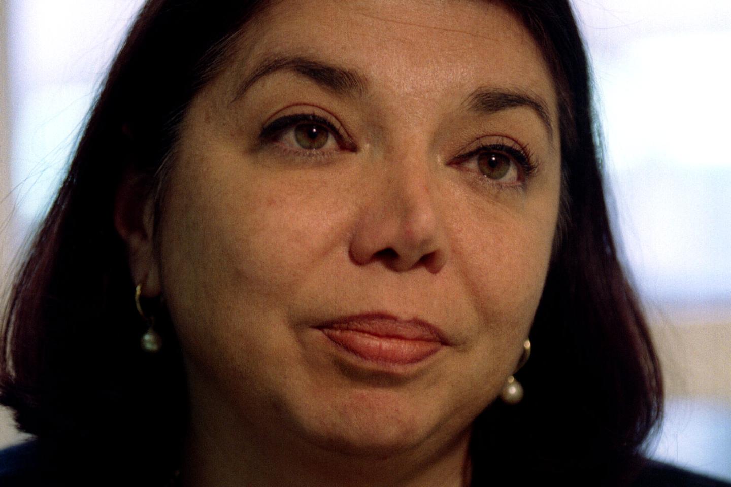 Leïla Shahid, à Paris, en 1994. PHILIPPE WOJAZER/REUTERS