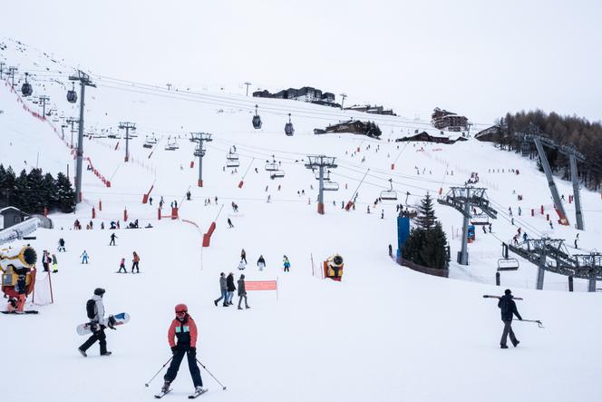 In the ski resort of Les Menuires (Savoie), February 10, 2026.