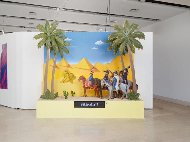 Les œuvres d’Amir Youssef, au Salon de Montrouge (Hauts-de-Seine), en février 2026.