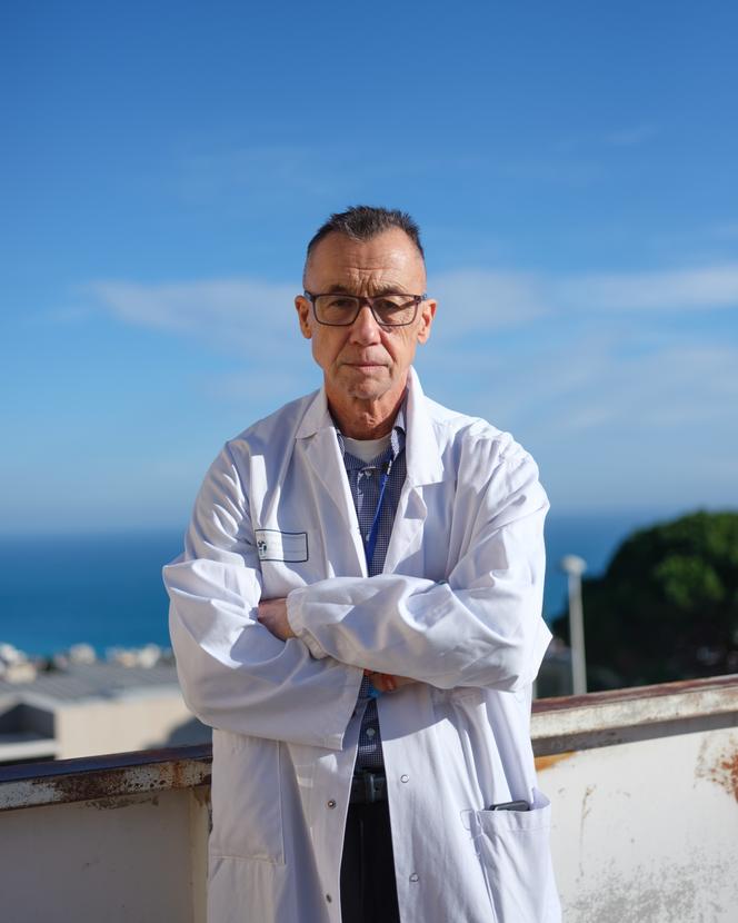 Thierry Piche, gastroenterologista do Hospital Universitário de Nice, 11 de fevereiro de 2026.