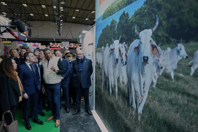 Emmanuel Macron, au Salon de l’Agriculture, à Paris, le 21 février 2026.