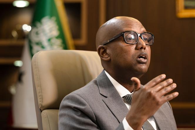 Khadar Hussein Abdi, ministre de la présidence du Somaliland, à Hargeisa, samedi 21&nbsp;février 2026.
