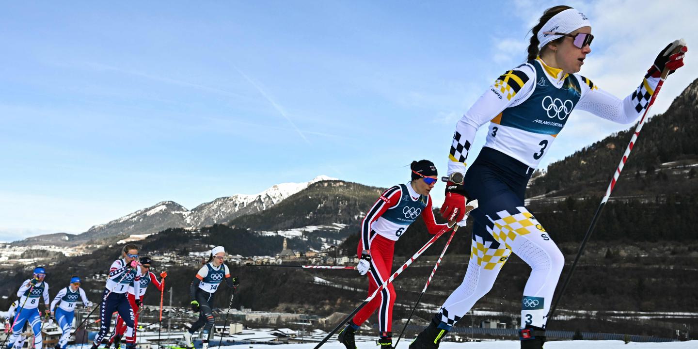 les fondeuses donnent le coup d’envoi de la dernière journée des Jeux avec le 50 km les fondeuses donnent le coup d’envoi de la dernière journée des Jeux avec le 50 km