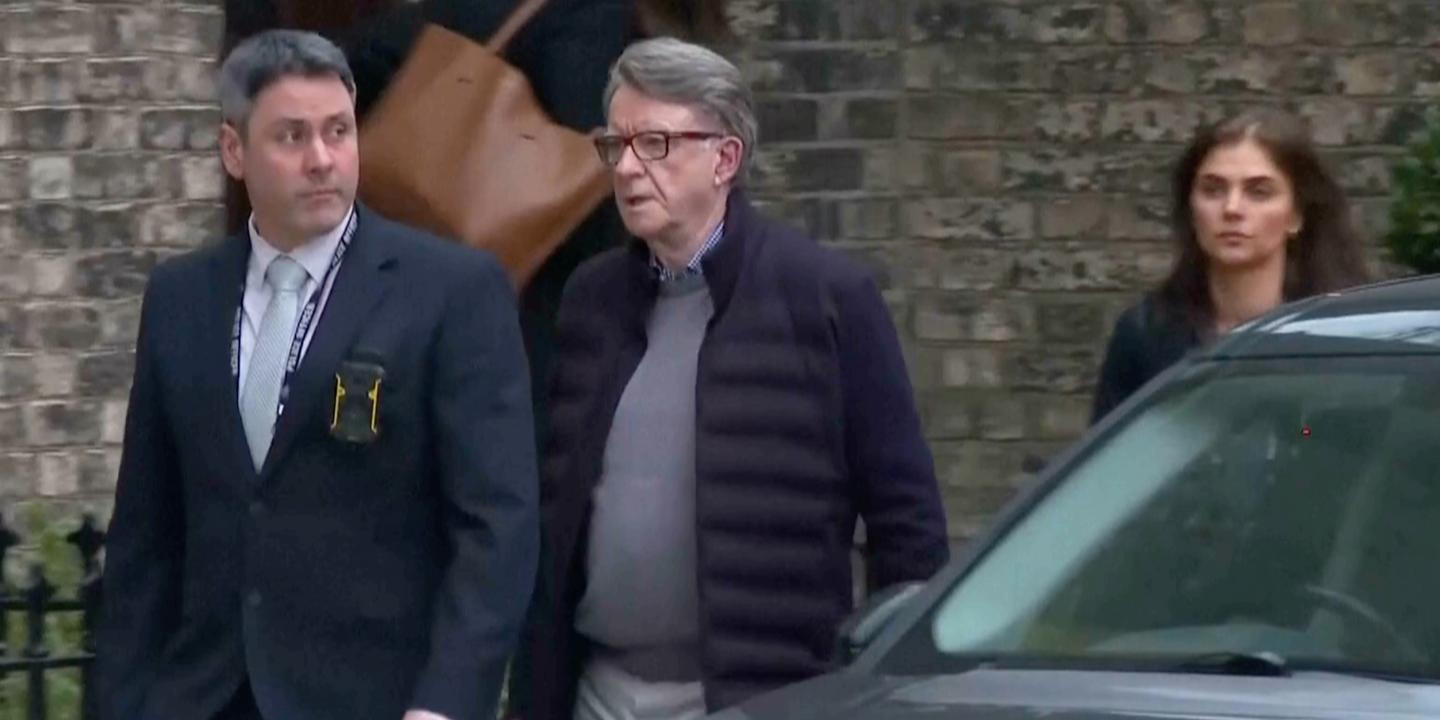 L’ex-ambassadeur et ministre britannique, Peter Mandelson arrêté pour ses liens avec Jeffrey Epstein puis relâché