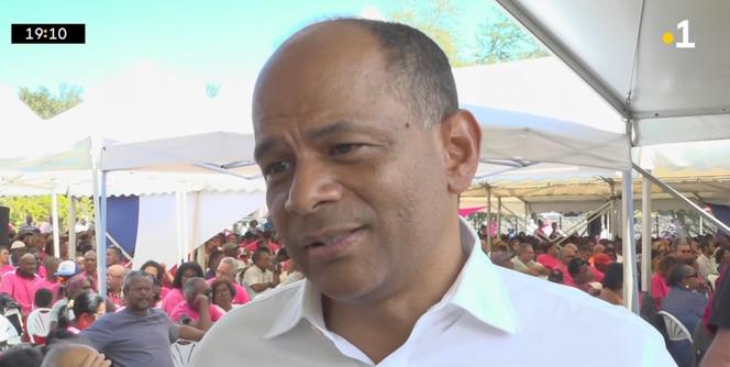 Extrait d’une vidéo de la chaine Réunion 1ère, dans laquelle Emmanuel Seraphin annonce sa candidature à la mairie de Saint-Paul. Le 28&nbsp;septembre 2025