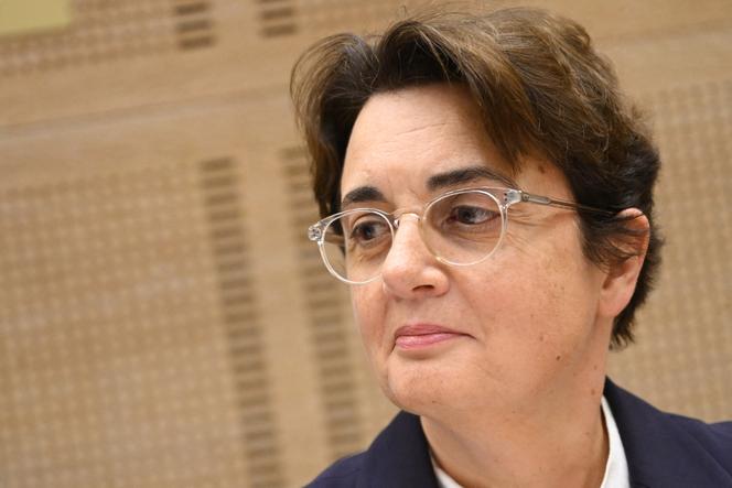 Laurence des Cars lors d’une audition devant la commission de la culture du Sénat à Paris, le 22 octobre 2025.