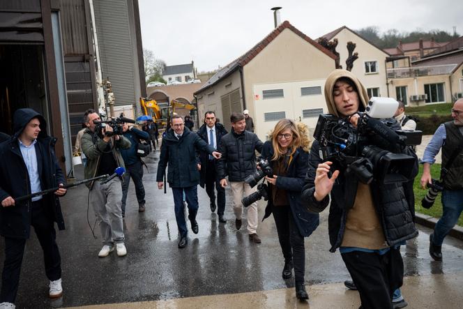 Bruno Retailleau, président du parti Les Républicains, à Verdelot (Seine-et-Marne), le 19 février 2026.