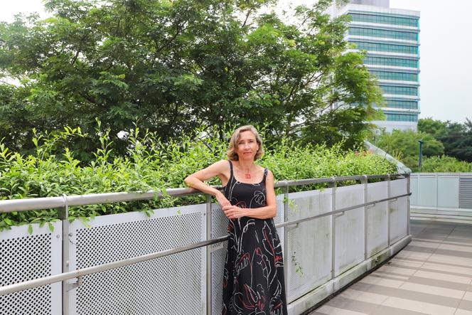 Alexia Auffèves, au Centre for Quantum Technologies, où est hébergé le Majulab, à Singapour, le 24 février 2026. 