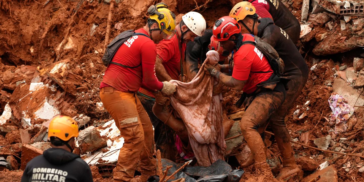 Brésil : des pluies torrentielles dans le Minais Gerais font au moins 30 morts et des dizaines de disparus