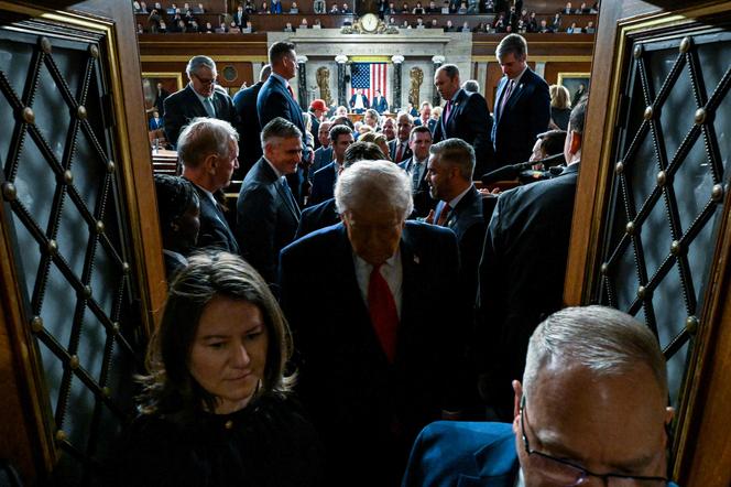 Donald Trump, au Capitole, à Washington, le 24 février 2026.