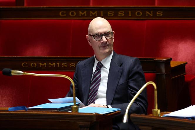 Le ministre de l’économie, Roland Lescure, à l’Assemblée nationale, le 25 février 2026.