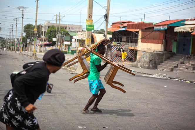 Peur à Port-au-Prince, le 26&nbsp;février 2025.
