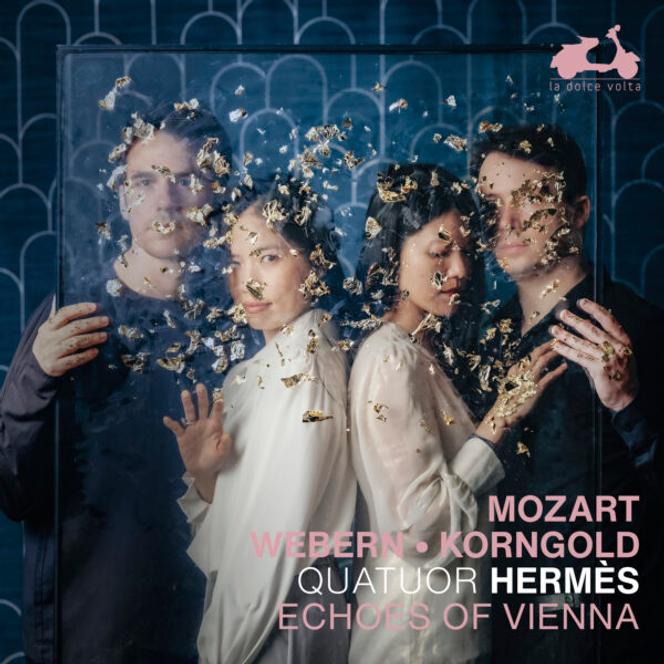 Pochette de l’album du Quatuor Hermès, « Echoes of Vienna ».