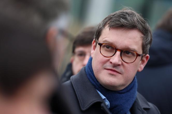 Arnaud Deslandes, interim mayor and socialist candidate for mayor of Lille, February 20, 2026.