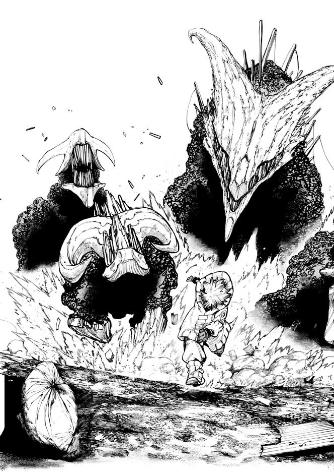 Image extraite du manga « Gachiakuta ».