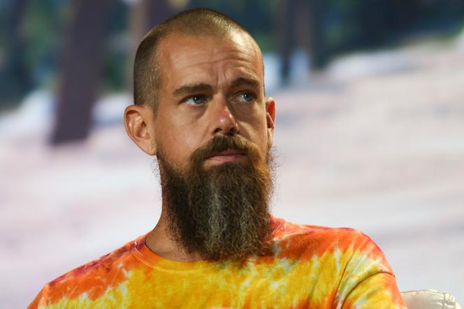 O CEO do Block, Jack Dorsey, durante uma conferência em Miami, Flórida, em 4 de junho de 2021.