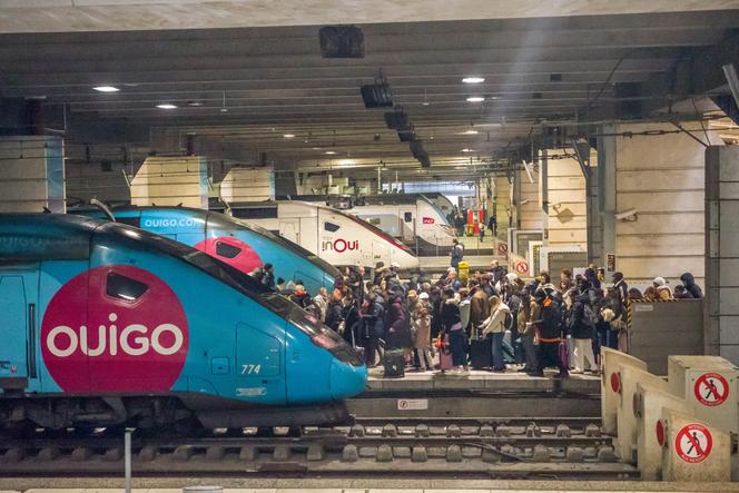 Gare Montparnasse, à Paris, le 2&nbsp;janvier 2026.
