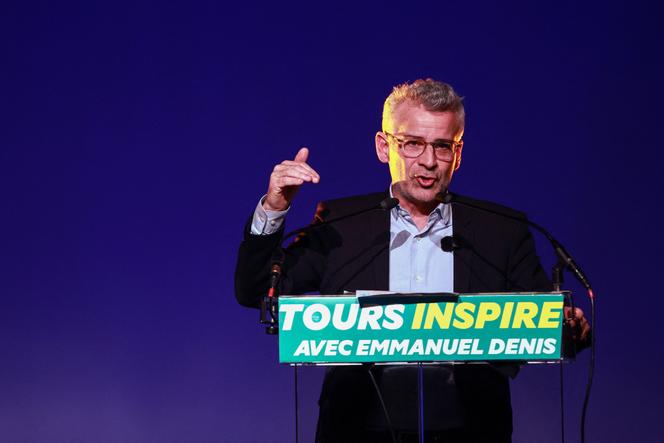Le maire écologiste de Tours et candidat à sa réélection, Emmanuel Denis, à Tours, le 24&nbsp;janvier&nbsp;2026.