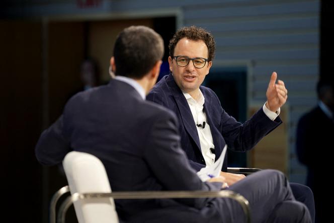 Dario Amodei, à New York, le 3&nbsp;décembre&nbsp;2025.