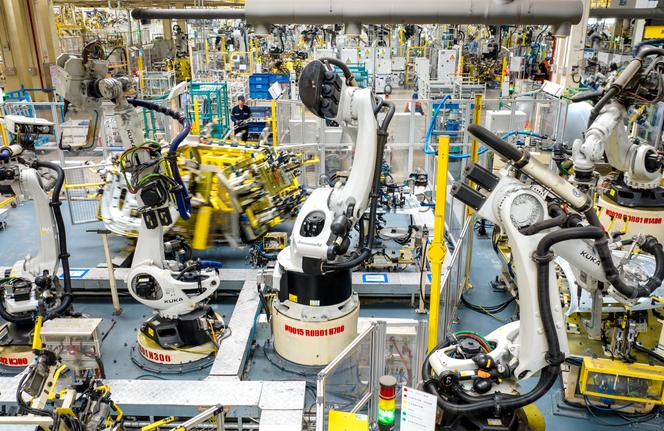 Dans une usine intelligente de Geely Auto, à Huzhou (Zhejiang), le 7&nbsp;août 2025.