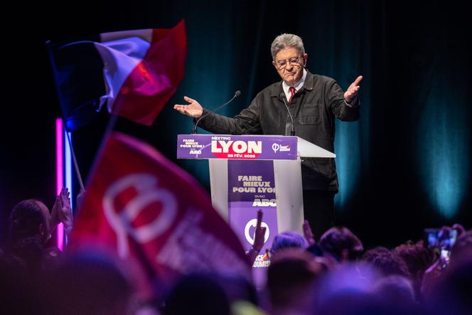 Jean-Luc Mélenchon, à Lyon, le 26 février 2026.