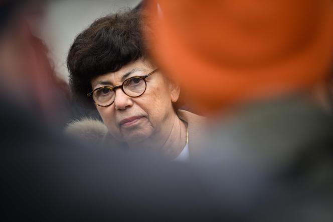 Monique Barbut, Ministra do Meio Ambiente, em Cheffes (Maine-et-Loire), 27 de fevereiro de 2026. 