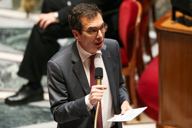 Jean-Pierre Farandou, Minister of Labor, at the National Assembly, February 25, 2026.
