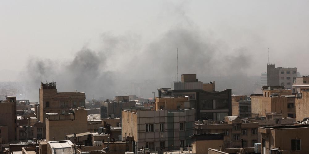 Après des frappes à Téhéran, le 28 février 2026. - MAJID ASGARIPOUR/WANA VIA REUTERS