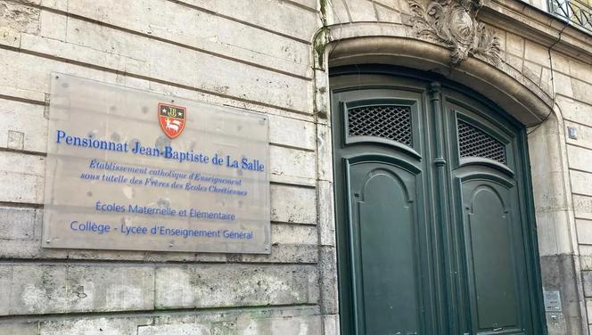 L’entrée du pensionnat Jean-Baptiste de La Salle, à Rouen, le 4 février 2026.