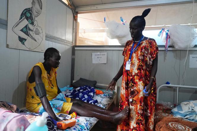 Numa clínica dos Médicos Sem Fronteiras em Bentiu (Sudão do Sul), 24 de junho de 2024.