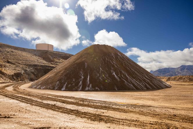 Mine MP Materials Mountain Pass, à Mountain Pass (Californie), le 22&nbsp;mars 2023,  