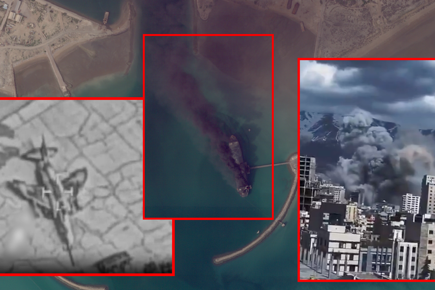 les images vérifiées des lieux ciblés par les Etats-Unis et Israël témoignent d’une stratégie inédite