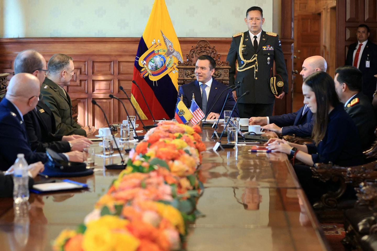 Le président équatorien, Daniel Noboa, fidèle allié de Donald Trump