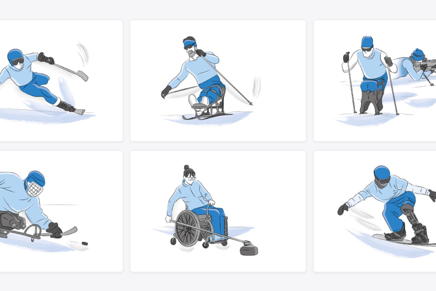 quels sont les sports en lice et comment sont-ils adaptés aux différents types de handicap ?