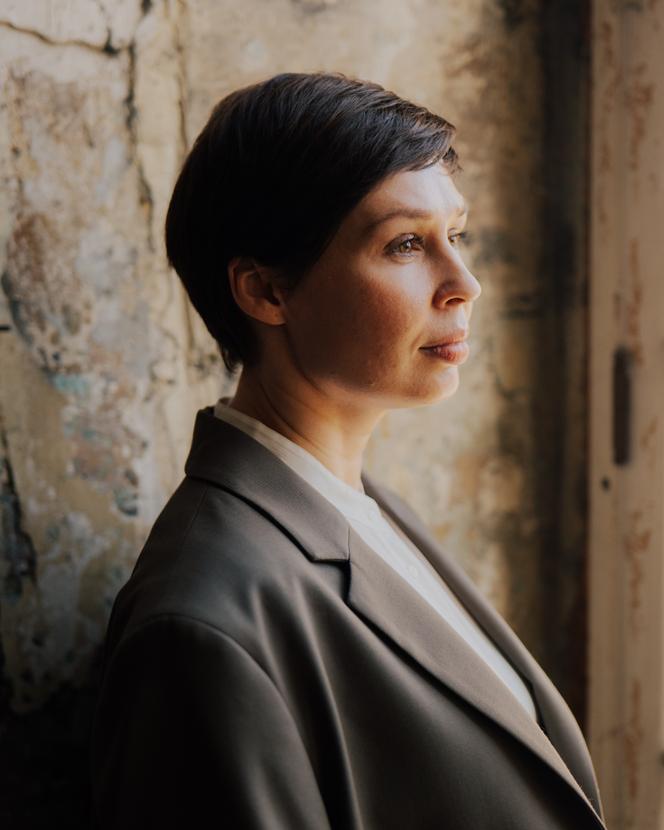 L’écrivaine ukrainienne Sofia Andrukhovych, à Paris, le 26&nbsp;février 2026. 