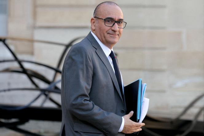 The Minister of the Interior, Laurent Nuñez, leaves the Elysée Palace, following the council of ministers, in Paris, March 4, 2026.