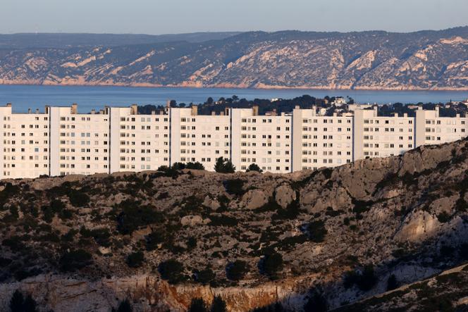 Le quartier de La Rouvière, dans le 9ᵉ arrondissement de Marseille, le 24 février 2026.