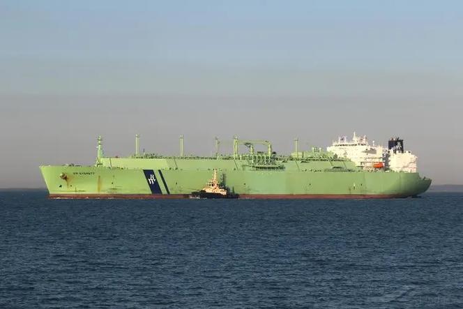 L’«&nbsp;Arctic-Metagaz&nbsp;», sur une photo publiée par le site War &&nbsp;Sanctions, une plateforme officielle liée au renseignement ukrainien.