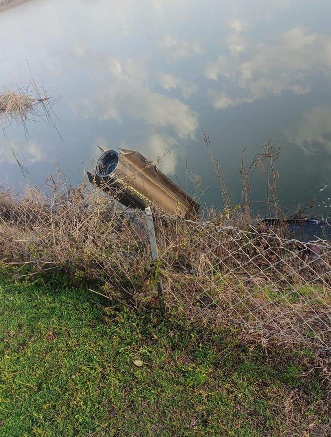 Des débris d’un système de défense aérienne de l’OTAN ayant intercepté un missile lancé depuis l’Iran, à Dörtyol (province de Hatay) dans le sud de la  Turquie, le 4&nbsp;mars 2026.