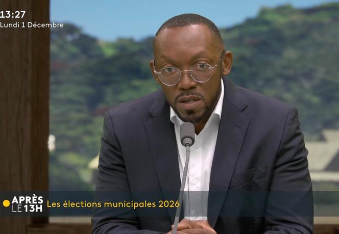 François Ringuet, mayor of Kourou, during a television interview, December 1, 2025.