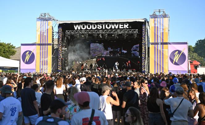 Le festival Woodstower, au parc de Gerland, à Lyon, le 17&nbsp;juillet&nbsp;2025. 
