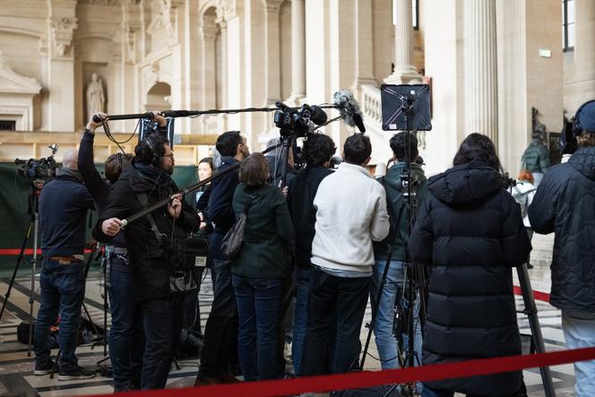 A la cour d’assises spéciale de Paris pour le recours en appel de quatre des huit accusés condamnés, à Paris, le 26 janvier 2026.