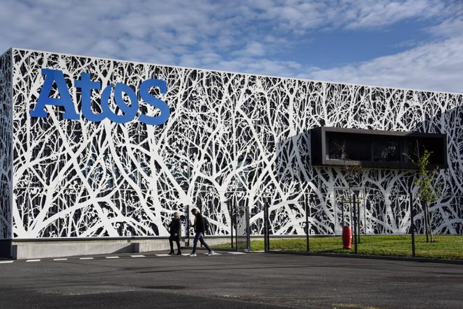 Un bâtiment de l’entreprise Atos, à Angers, le 10 avril 2024.