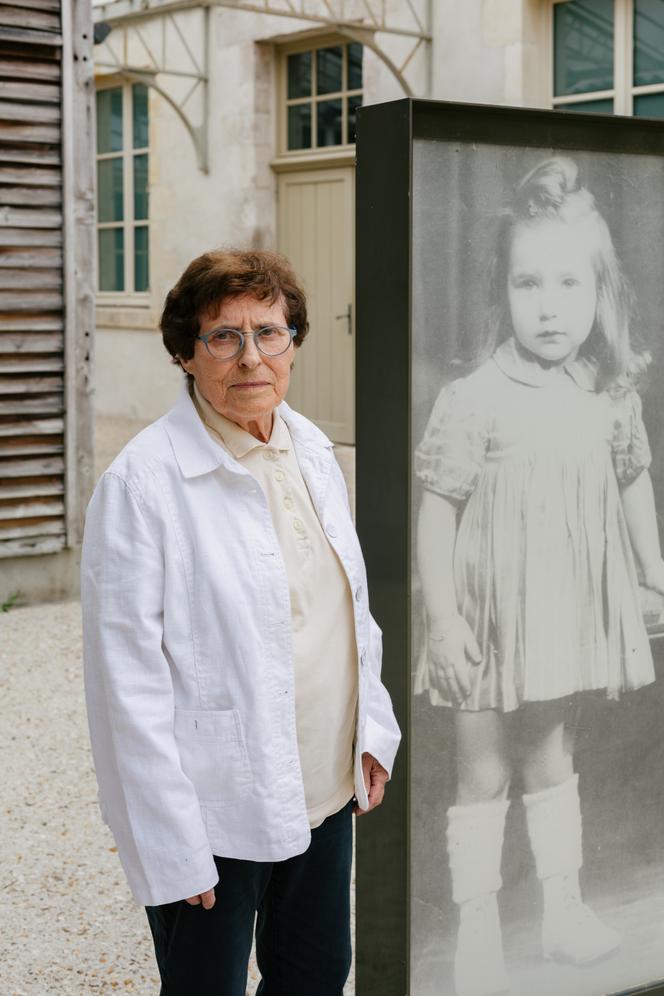 Hélène Mouchard-Zay, dans la cour du Musée-Mémorial des enfants du Vél’ d’Hiv’, à Orléans, le 11 juin 2023.