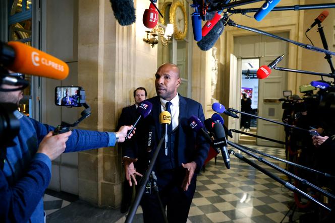 Olivier Serva, deputy of the Libertés, Indépendants, Outre-Mer et Territoires party at the National Assembly, in Paris, January 14, 2025.