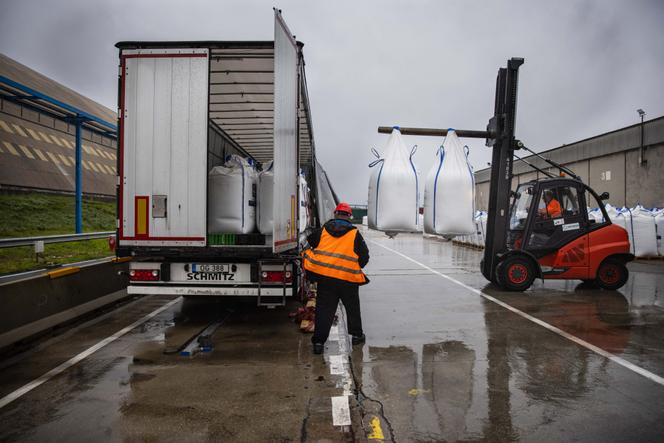 A l’usine d’engrais Yara au&nbsp;Havre (Seine-Maritime), le 8&nbsp;avril&nbsp;2022. 