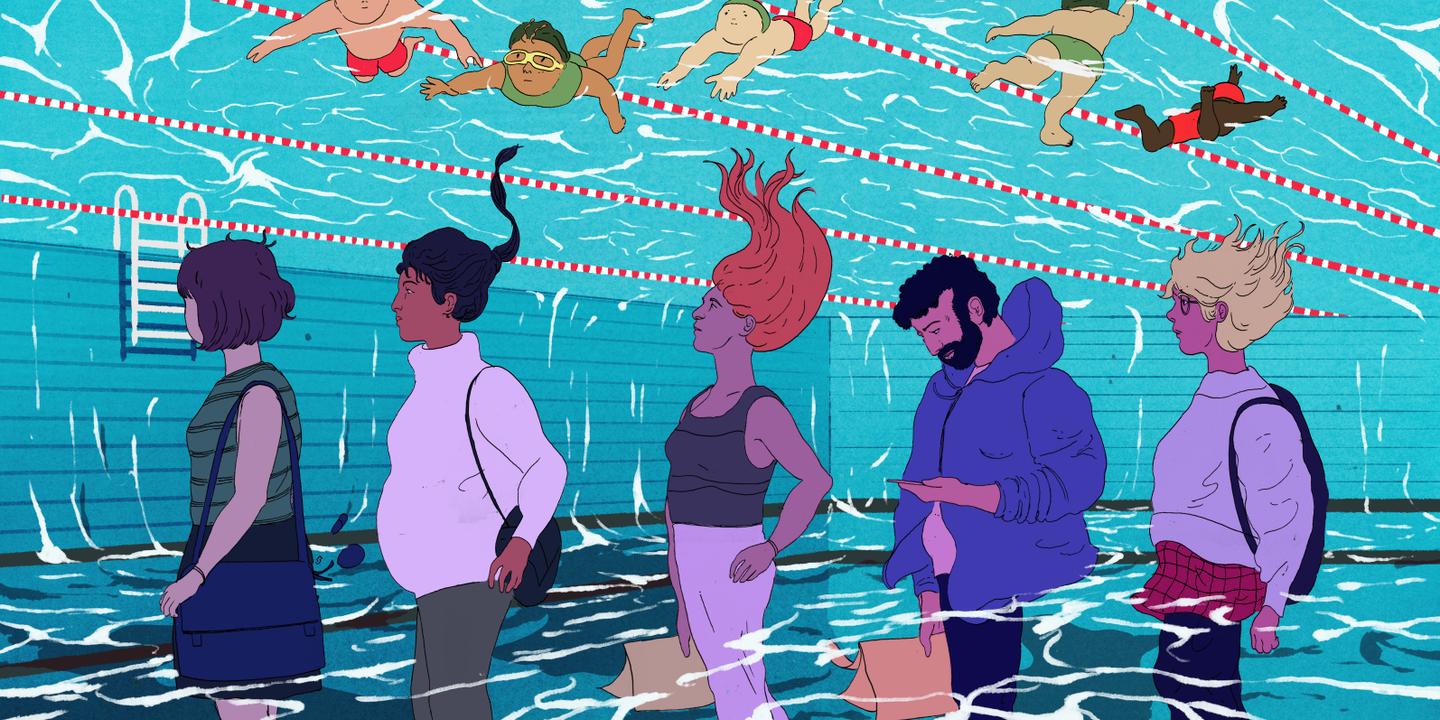 En Allemagne, l'épreuve du 'Seepferdchen' pour les jeunes nageurs