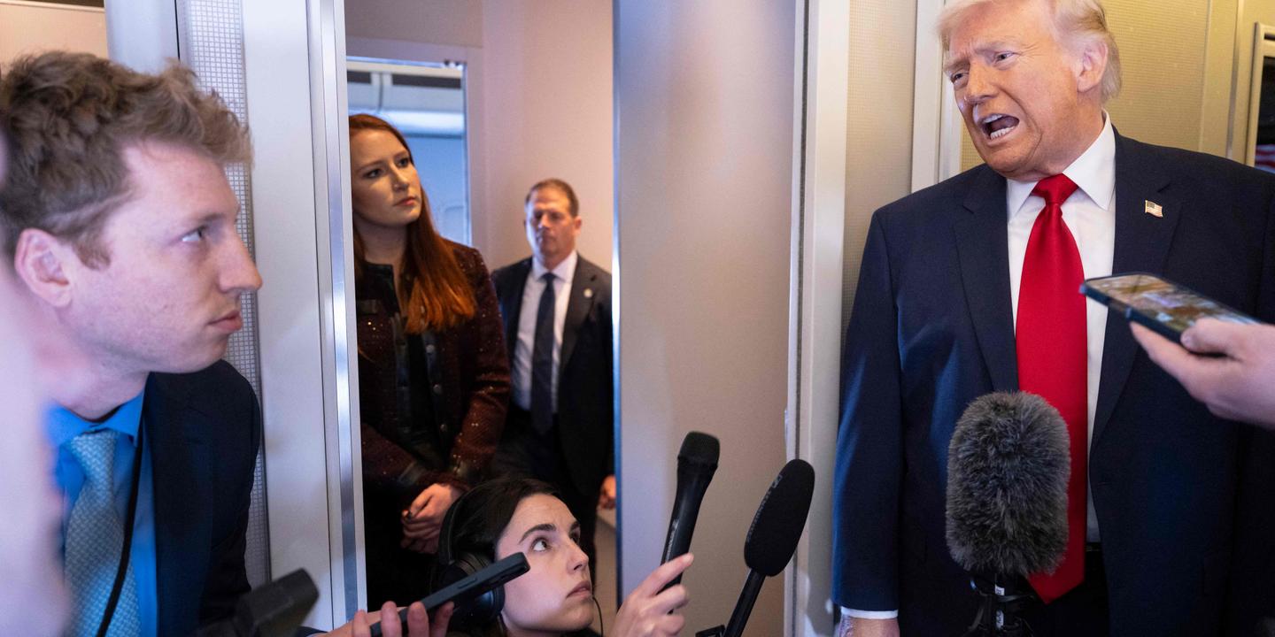 Donald Trump évoque une possible intervention au sol en Iran depuis Air Force One
